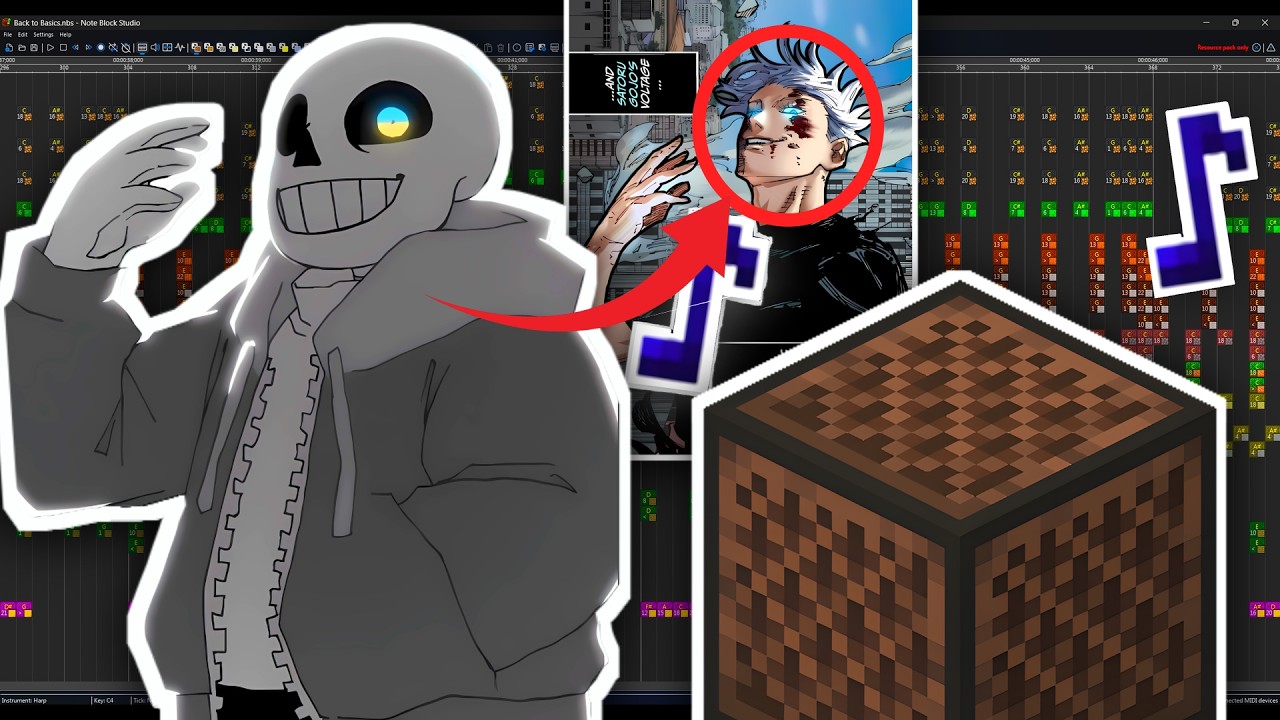 Back To Basics | Undertale Last Breath | Noteblock Cover