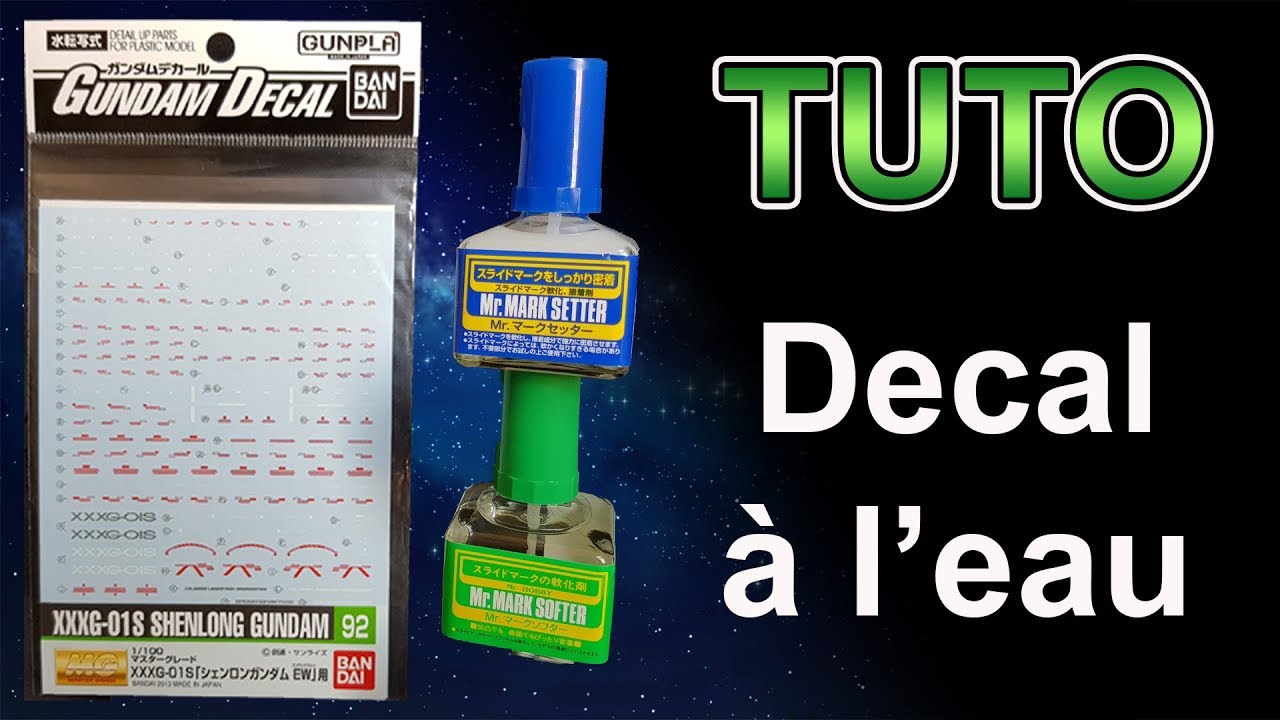 Bien poser ses décals à l'eau 2.0 (waterslide decals) [tuto]