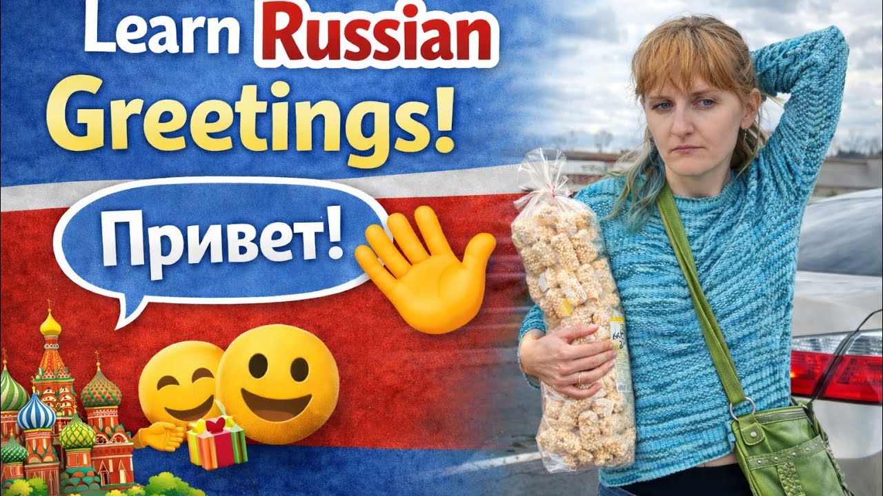 Lerning Russian with Olik. Lesson 01 - greetings.