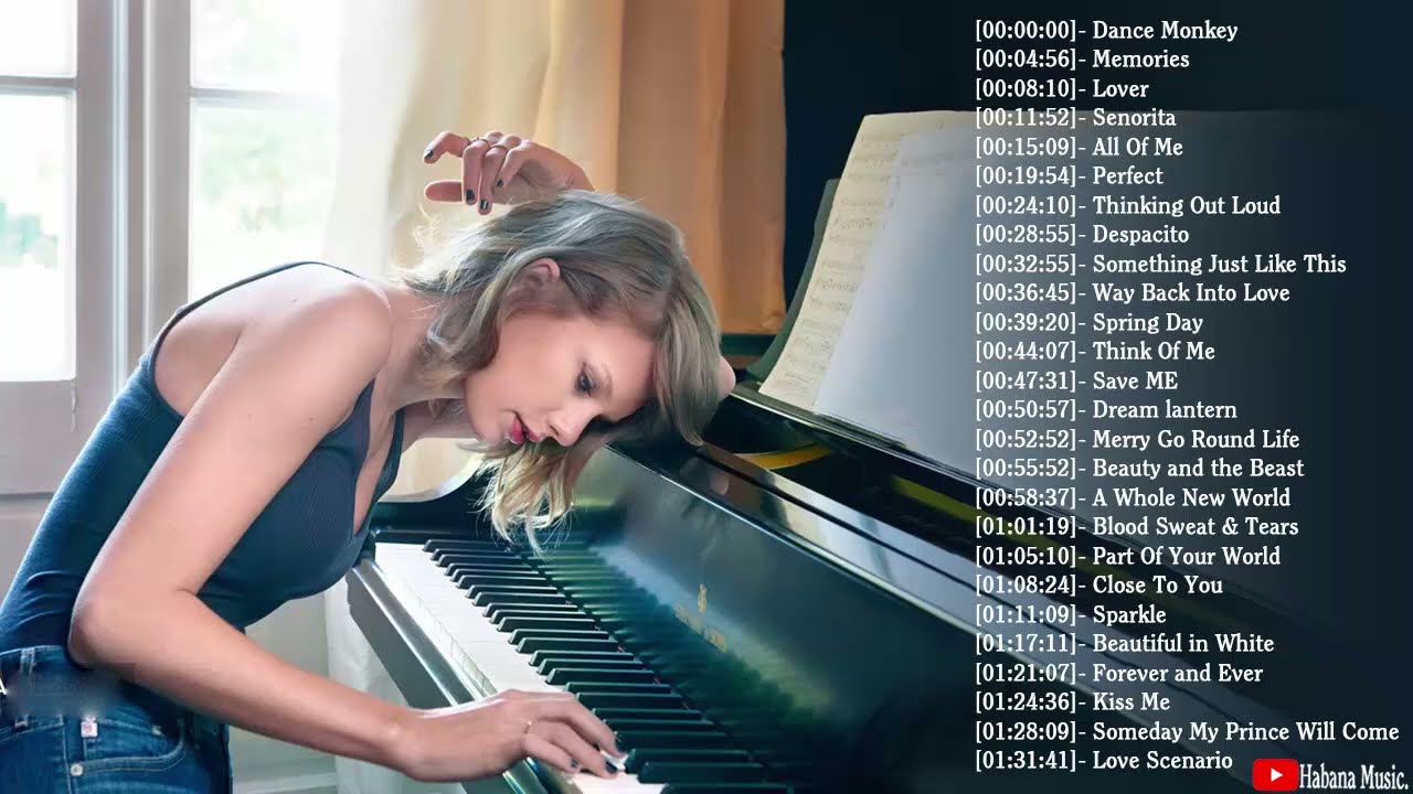 Top 40 Piano Covers of Popular Songs 2020 - Best Instrumental Piano Covers All Time