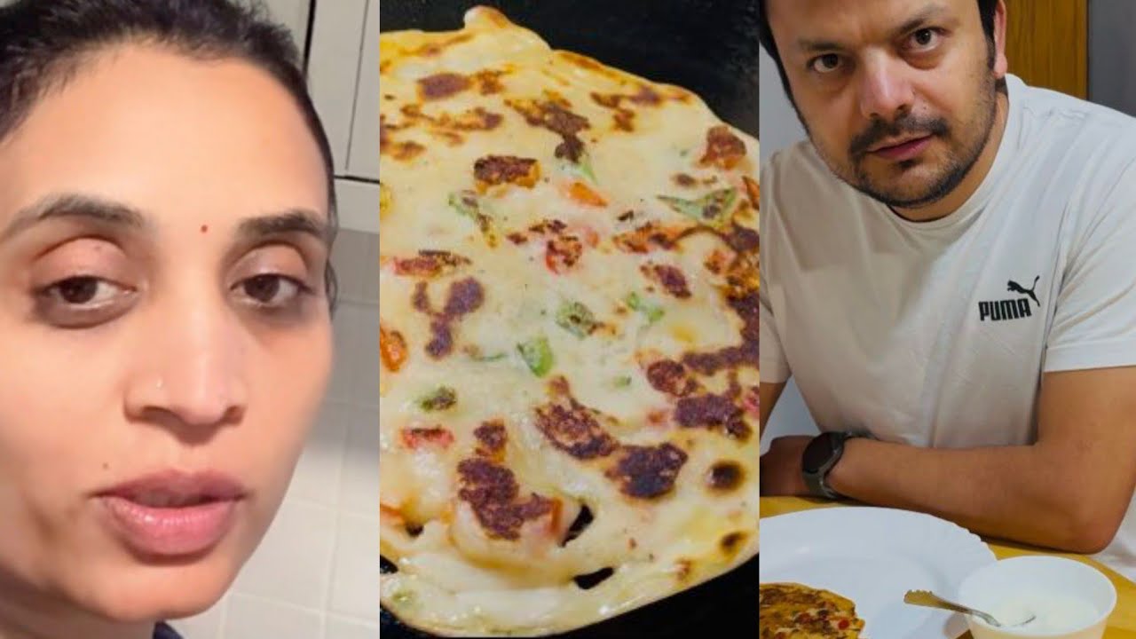 Aaje kaik navi farali dish banavi 🤗 farali uttapam 😋 Devam ni kari service 😌