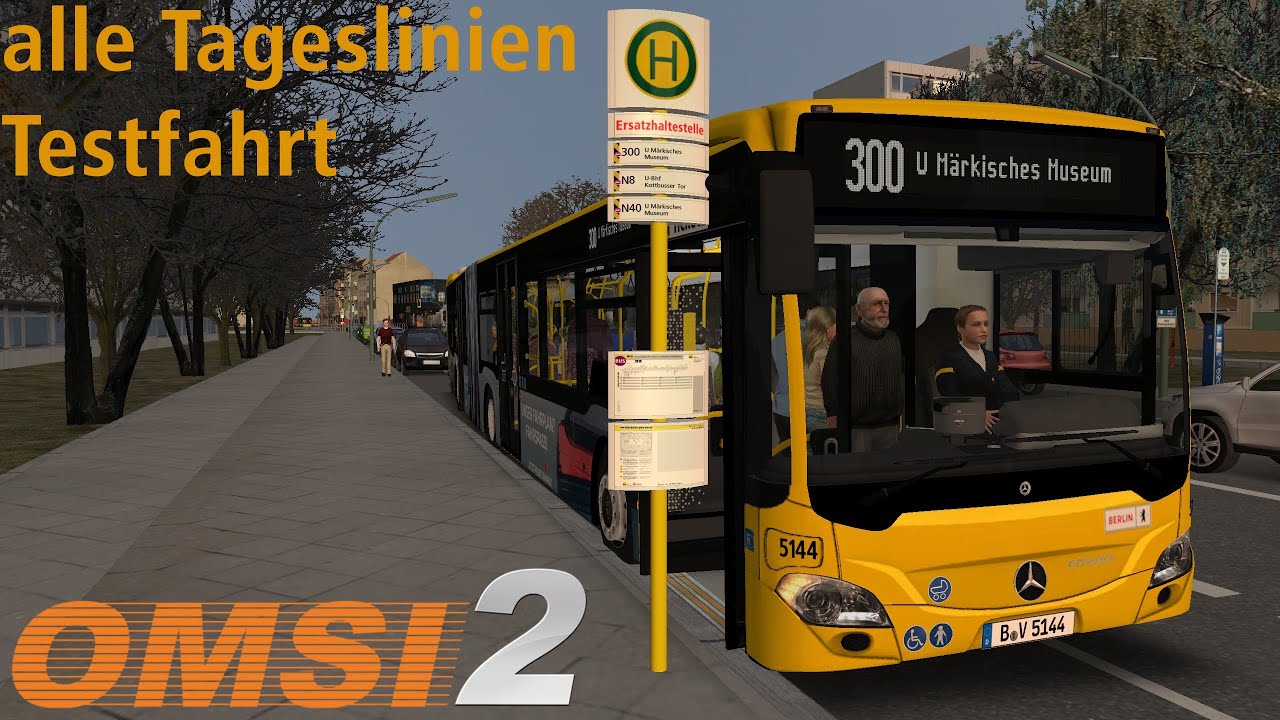 Berlin 147 WiP 🚧 Aktueller Stand der Map | Alle Tageslinien einmal fahren | OMSI 2