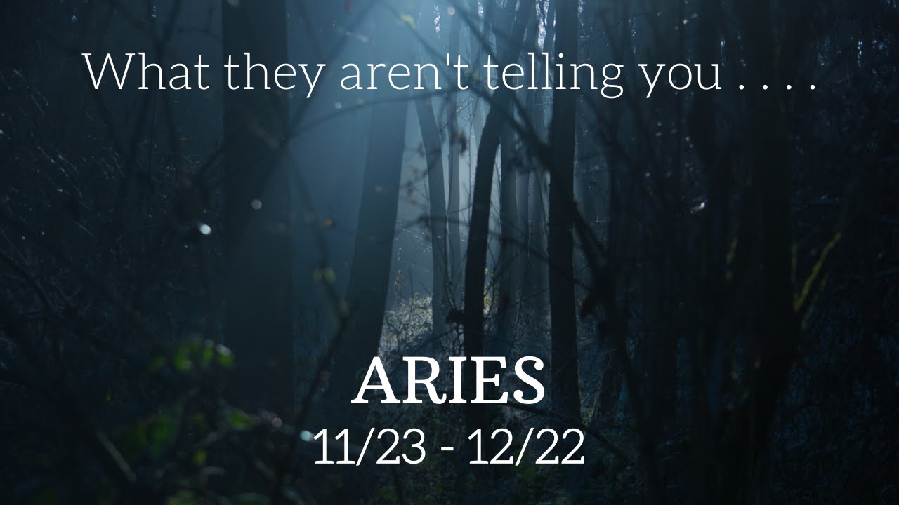 ARIES: What They Aren't Telling You 11/23 - 12/22