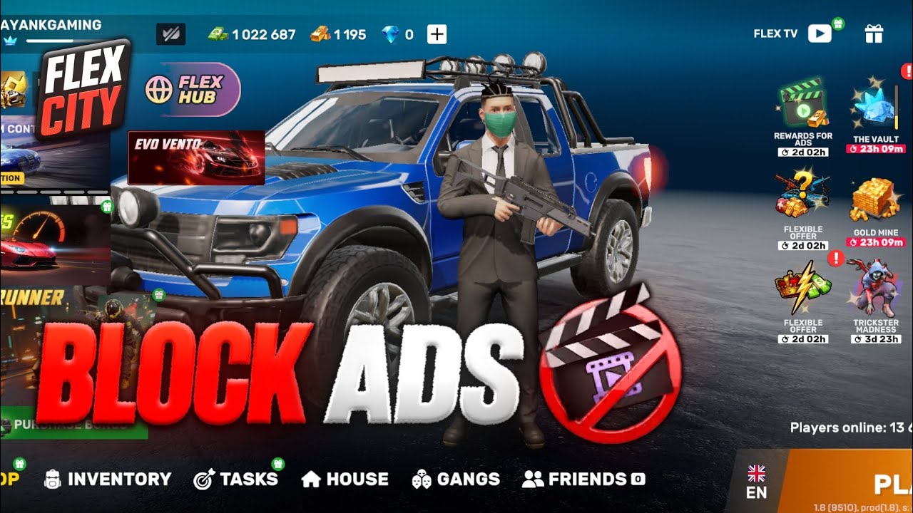 How to block annoying ads in flex city || Flex City Ads Permanent Ban #flexcity