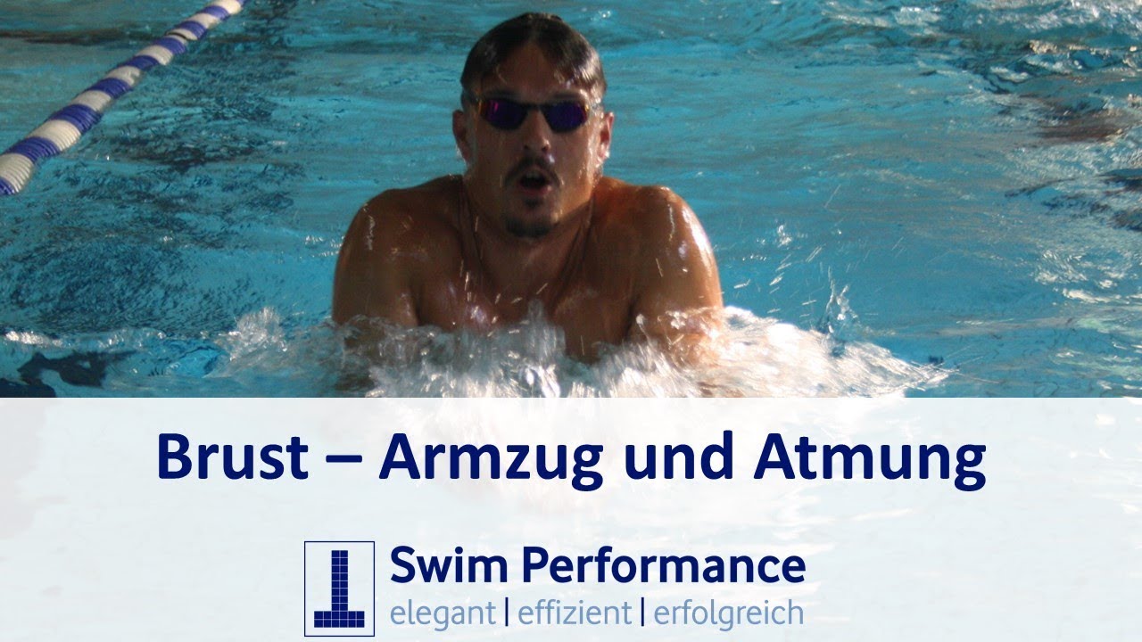 Schwimmen lernen mit Dominik Franke: Brust Armzug und Brust Atmung - Anf&auml;ngerschwimmen