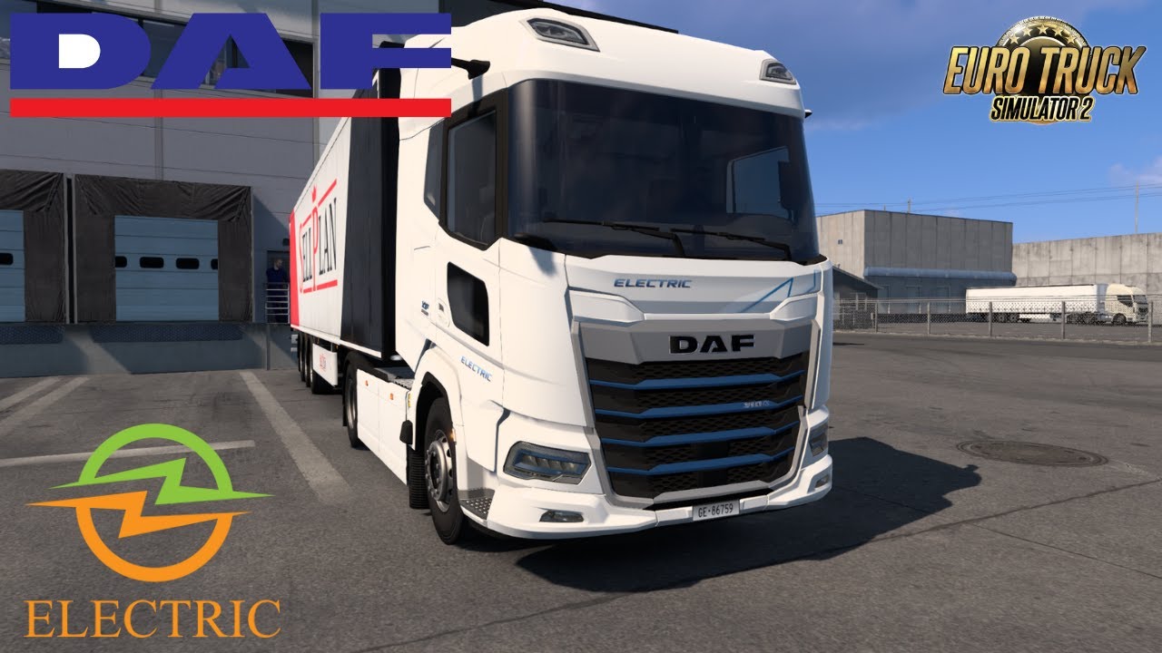 YENİ ELEKTRİKLİ TIR DAF XF ELECTRIC ETS2 1.56