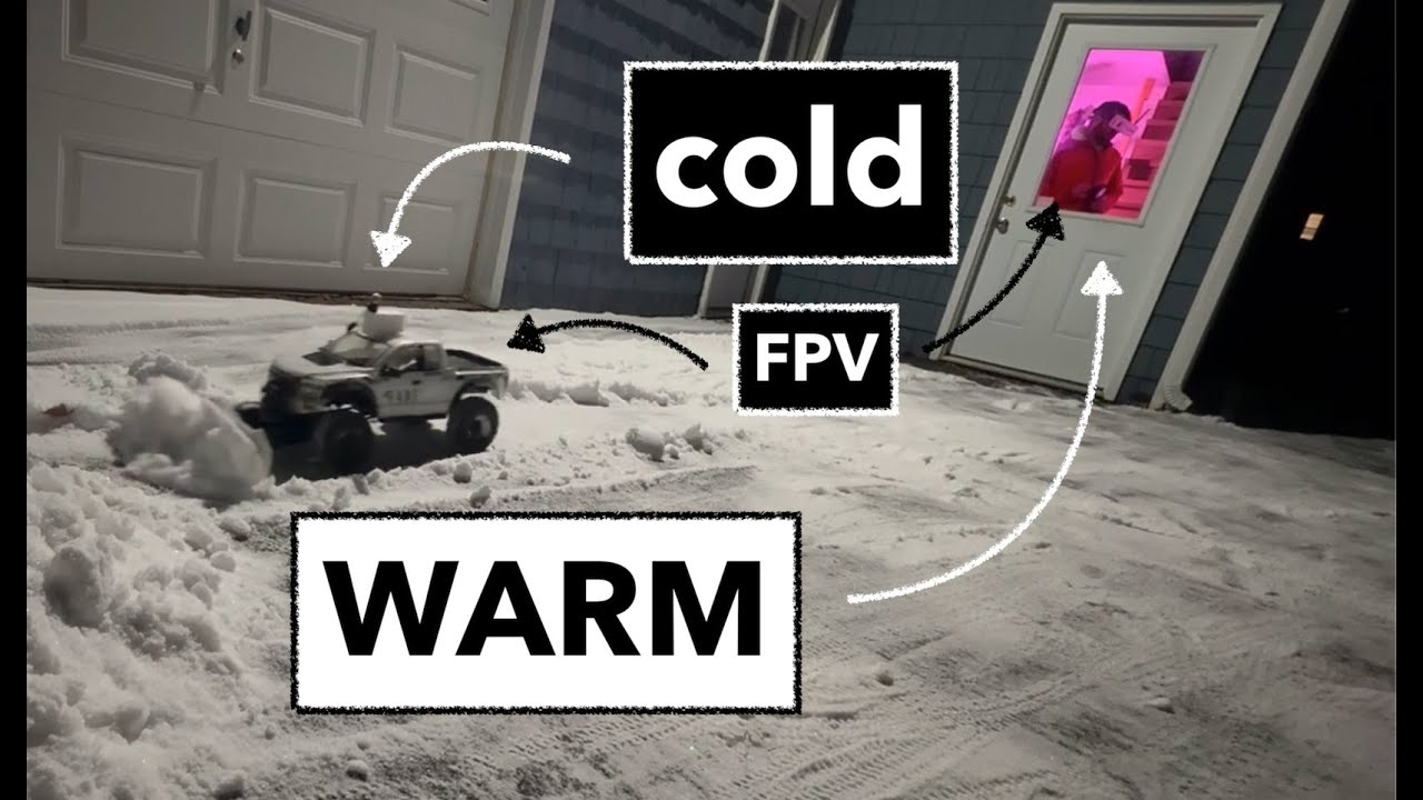 FPV TRX4 Уборка снега