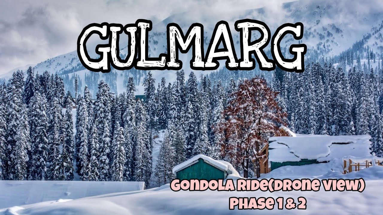 Heaven on Earth GULMARG & DRUNG || Gondola Ride (Phase 1 & 2 ) || Frozen Waterfall || Above  clouds