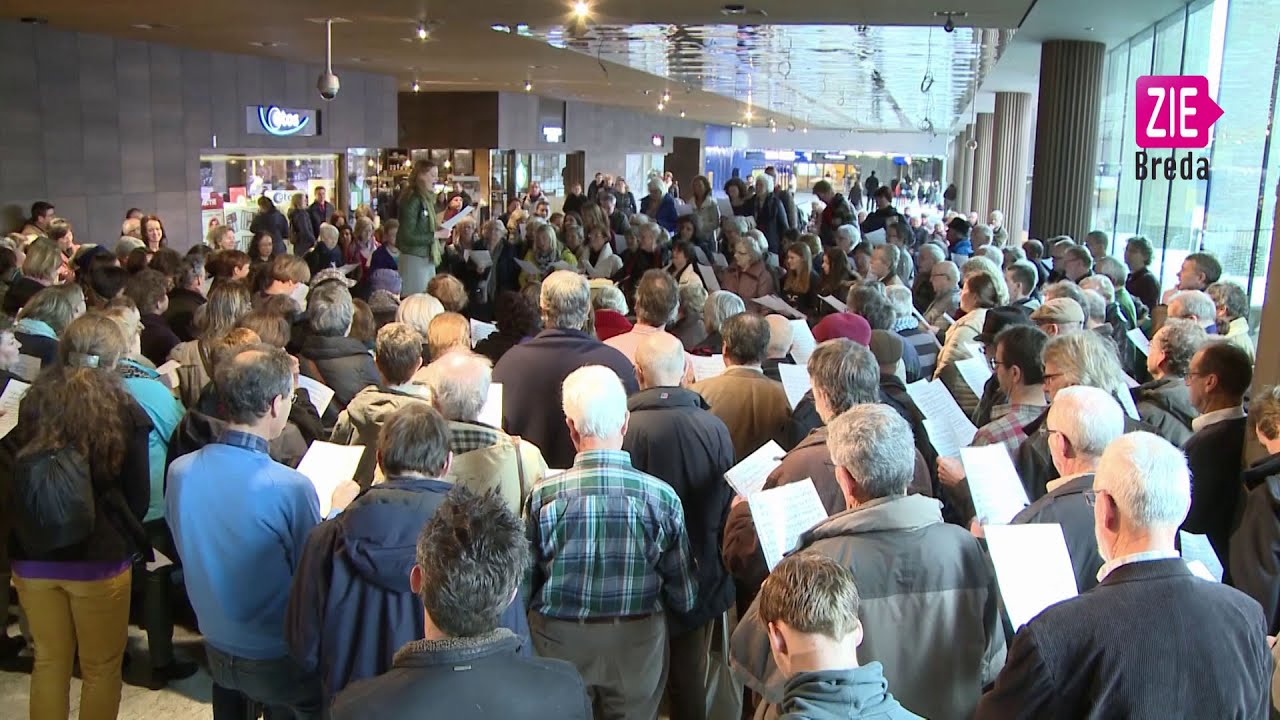 Meezing Matth&auml;us Passion op station Breda