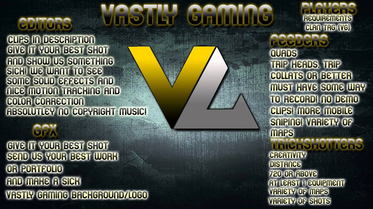 Vastly Gaming RC! Ended March 2nd (Closed)