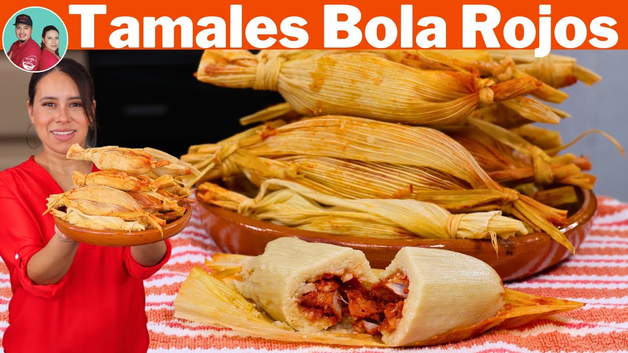 Solo Pon la Carne Cruda Dentro 😱Tamales Bola Rojos  | Lo más fácil que he hecho Jamás |