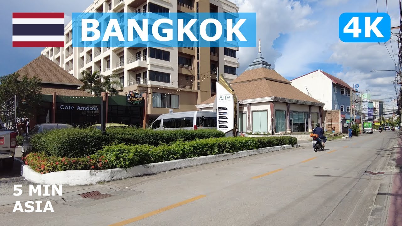 🇹🇭 Thailand - Bangkok: 5 Minutes Walking Tour - 4K