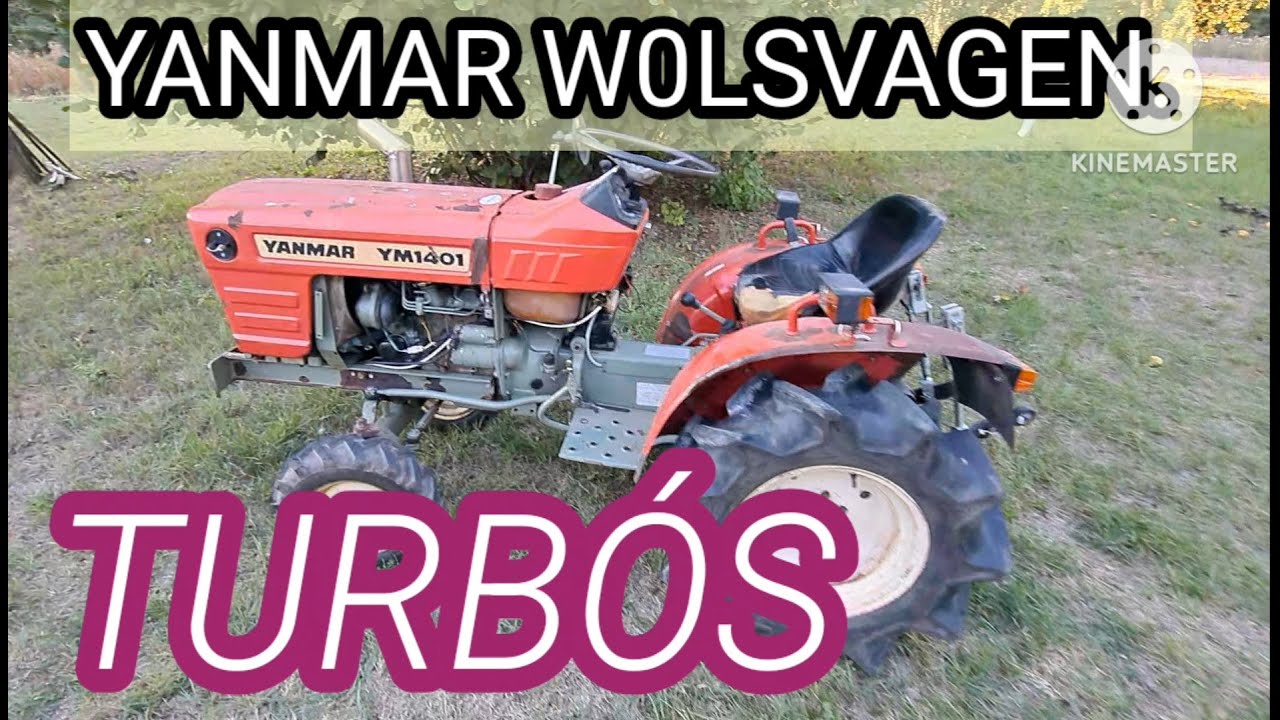 Csak RÁMENT a túrbó.YANMAR YM 14 most már így majdnem 20 lovas,./MTZ Agro Vlog./2024.