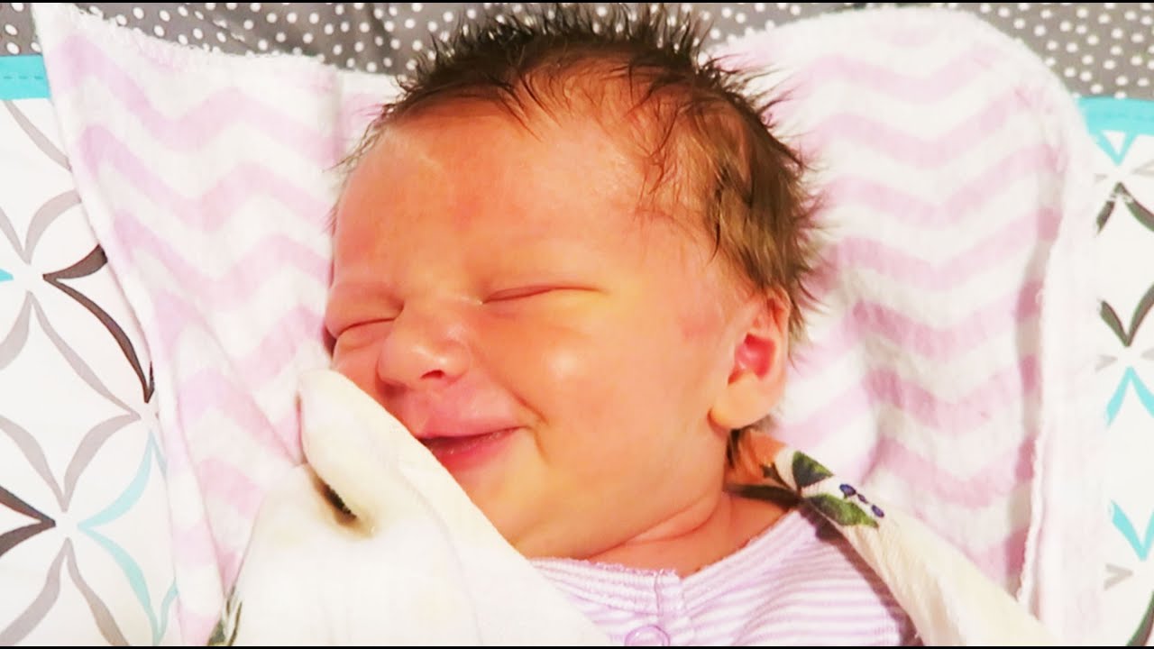 BABY'S FIRST SMILE!