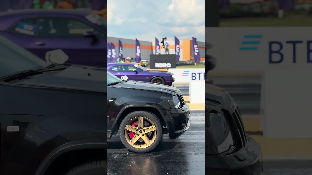 Jeep Grand Cherokee SRT-8 vs Dodge Challenger  HellCat Dragrace / RDRC 2024