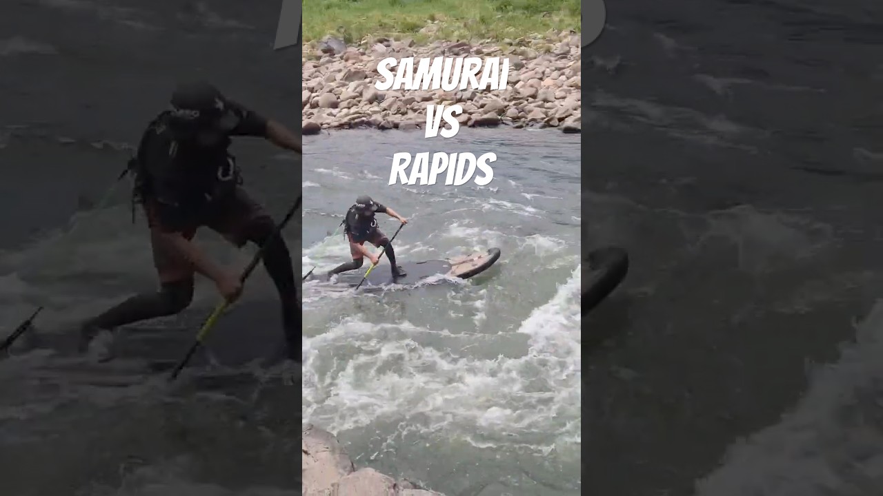 Samurai Paddler's Insane River Rapid Run: This is Why Paddle Grip Matters | RSPro