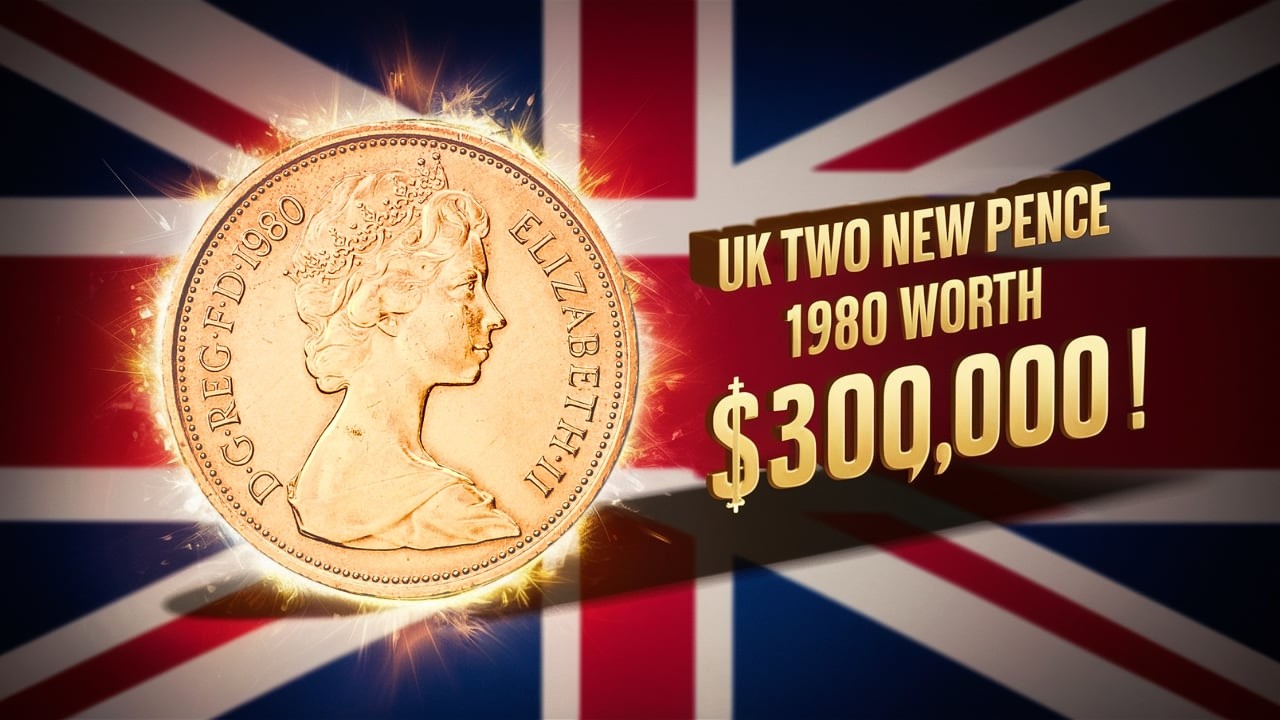 📢 UK Two New Pence 1980 Worth 👉$300,000👈! Look for This Rare Coin 🪙