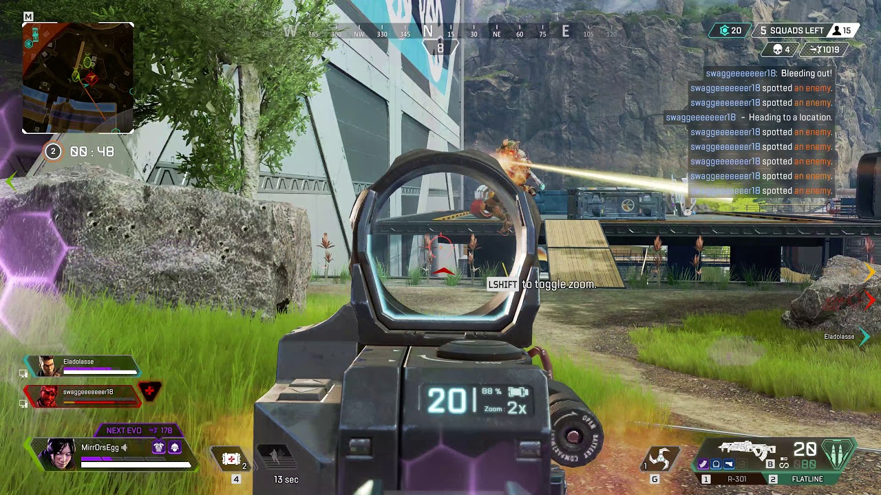 A Random Round of Apex i did rly well in