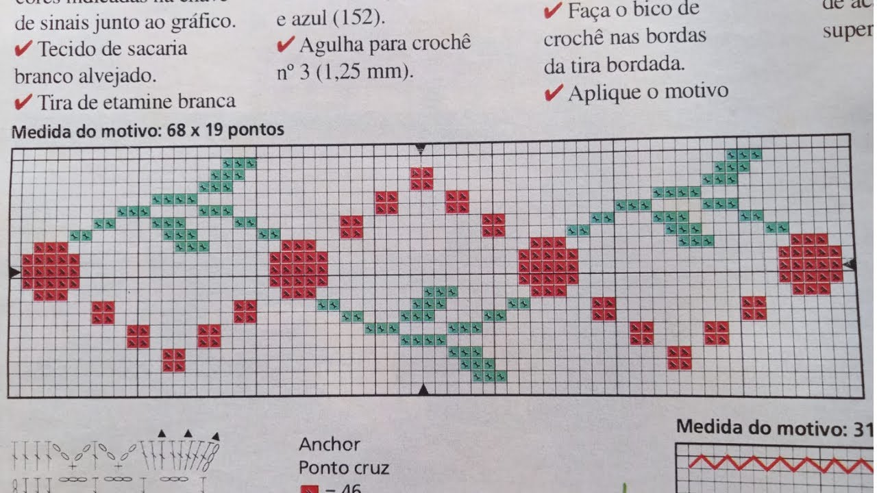 COMO CENTRALIZAR PONTO CRUZ!!@mfatima.bordado