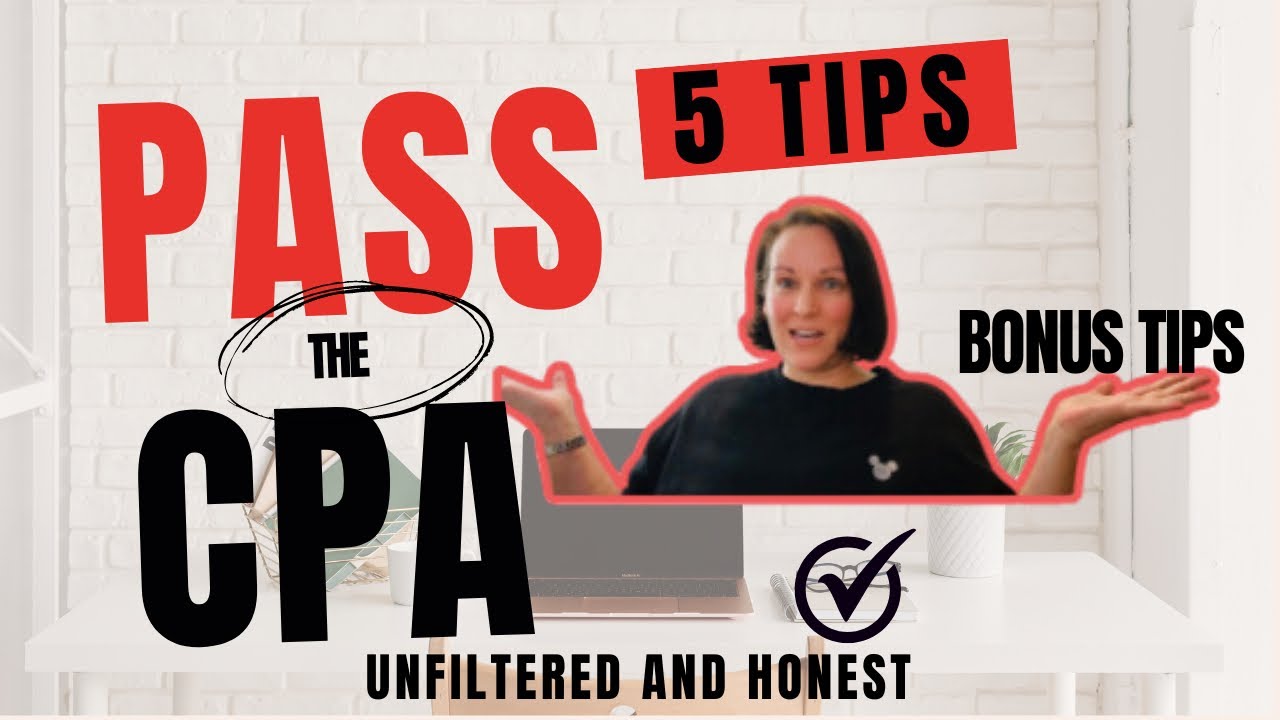 How to PASS the CPA Exam | REAL TIPS #1 | I recently passed & SO CAN YOU! ✅♥️ Cert Public Accountant