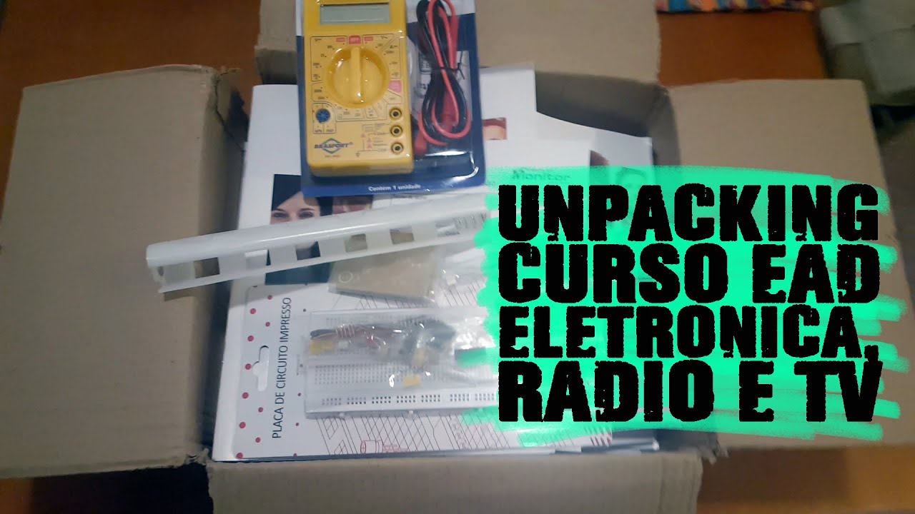 Unpacking Curso de Eletrônica do Instituto Monitor