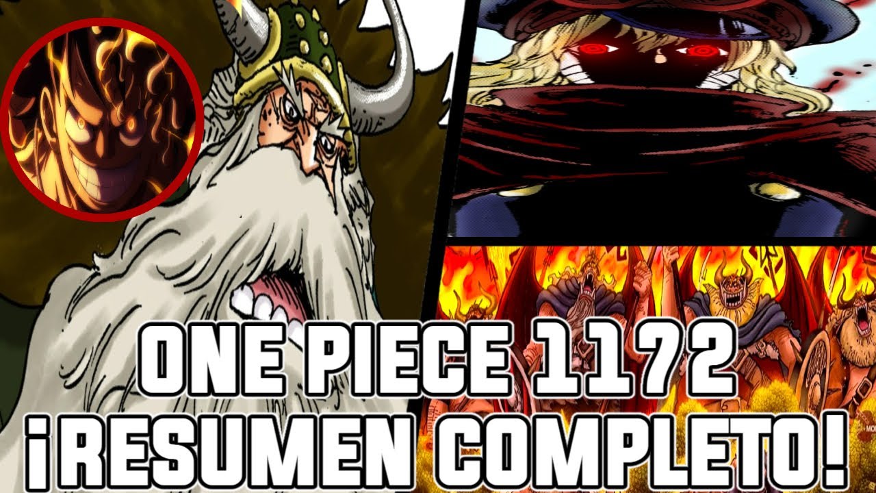 ONE PIECE CAPITULO 1172 (RESUMEN COMPLETO) | JARUL ES DIOS | INICIA LA GUERRA DE LUFFY VS IM SAMA
