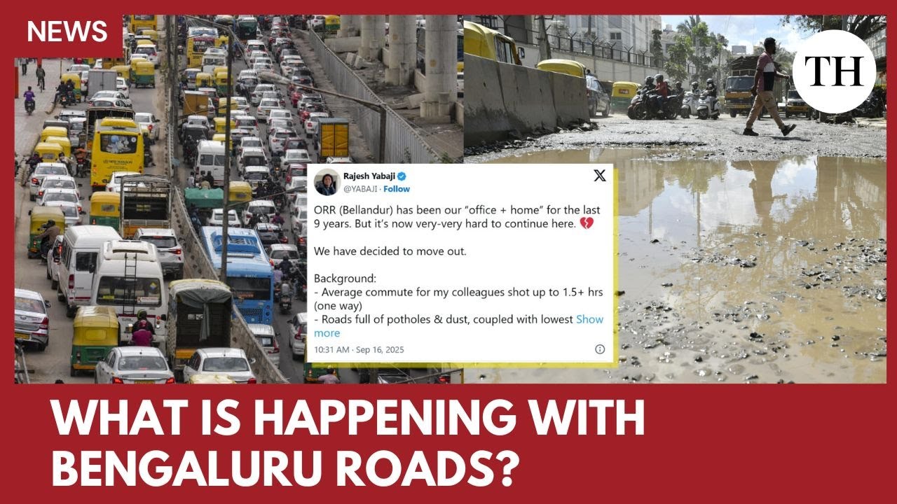 Bengaluru's crumbling roads: Public frustrated&nbsp;with government