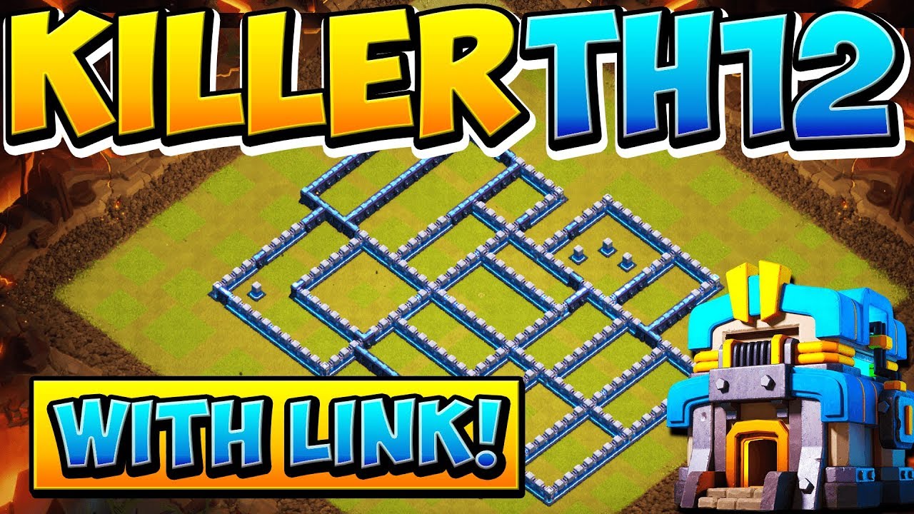 KILLER NEW TH12 War Base for 2020!  Best Town Hall 12 War Base with link!