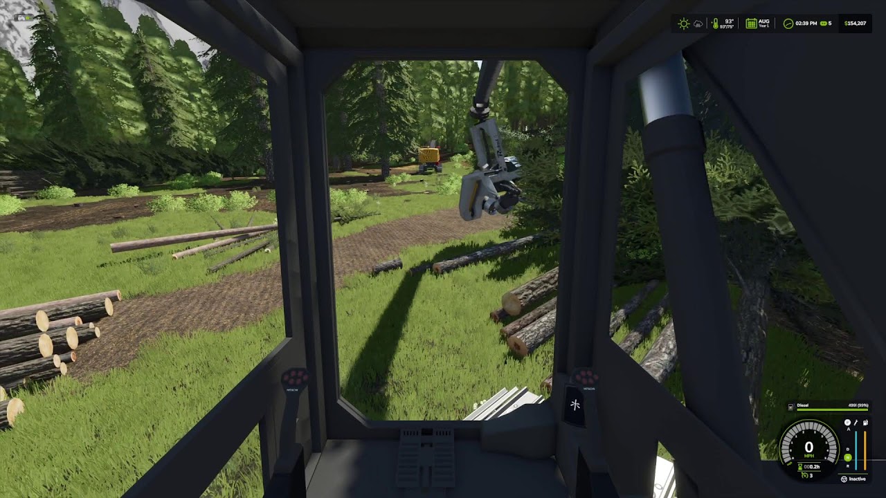 Logging on Farming Simulator 25--Testing mods