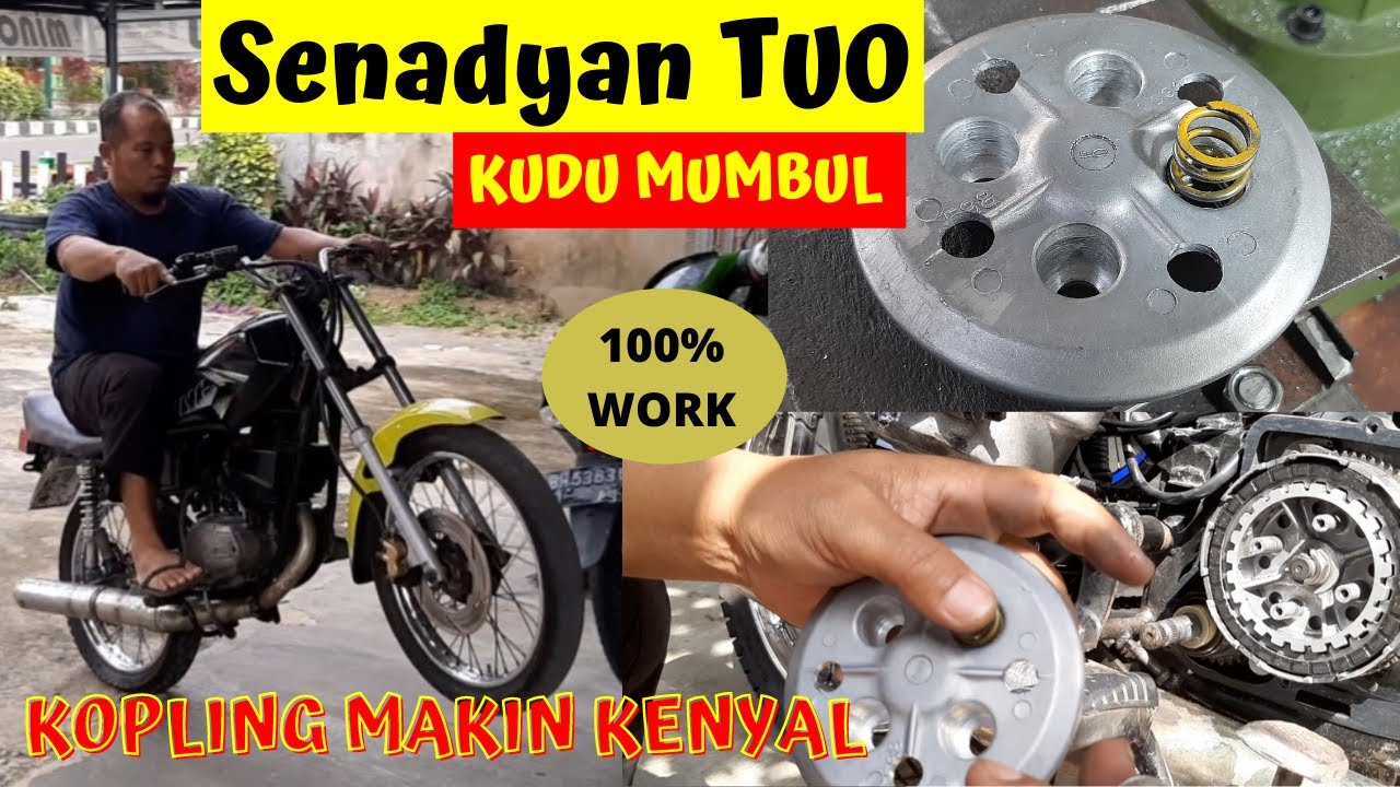CARA CERDAS MODIF  KOPLING RX KING PAKAI PER SUZUKI SMASH MAKIN KENYAL, MPUK, DAN MUMBUL MUMBUL.