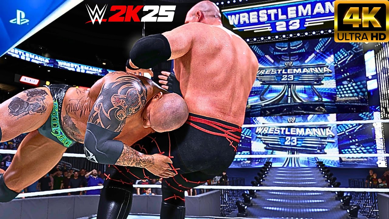 WWE 2K25 - Batista vs. Kane -World Heavyweight Championship Match at WrestleMania 23| 4K Video
