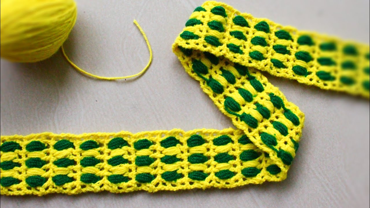 New toran patti design|Woolen pattern|Crochet hand work|Easy design