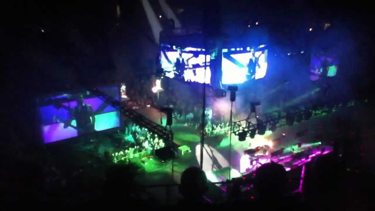 Skillet- Rebirthing/Finale Atlanta 2012 Winter Jam Behind the stage