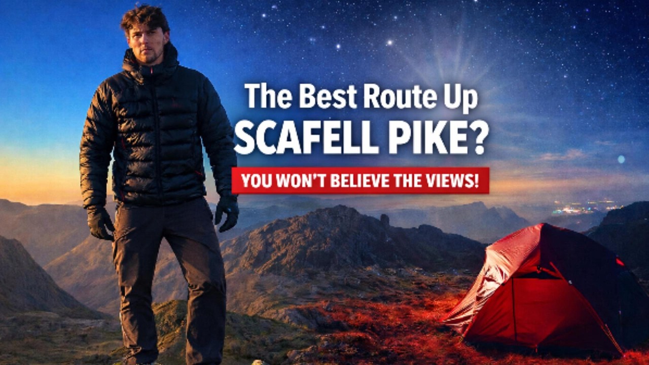 Wild Camping Near the Summit of Scafell Pike | My Favourite Route from Seathwaite