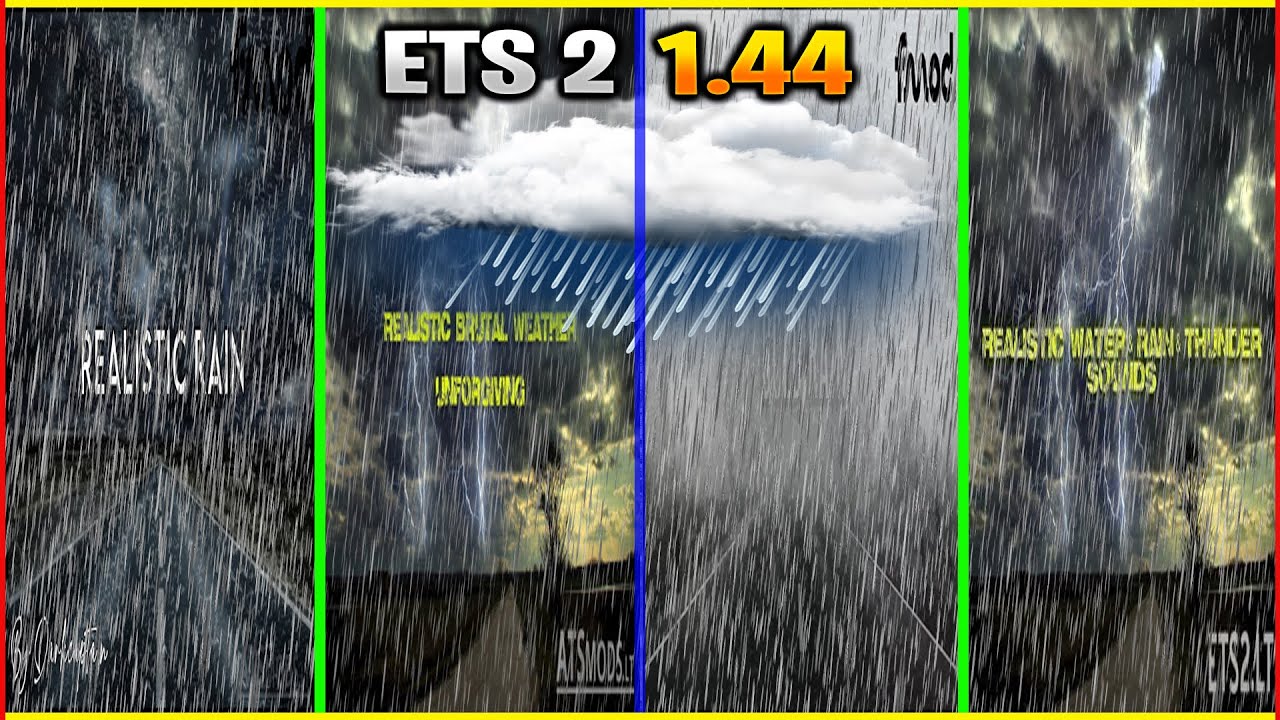 ETS2 Realistic Weather Mods Comparison for 1.44 | ETS 2 Mods