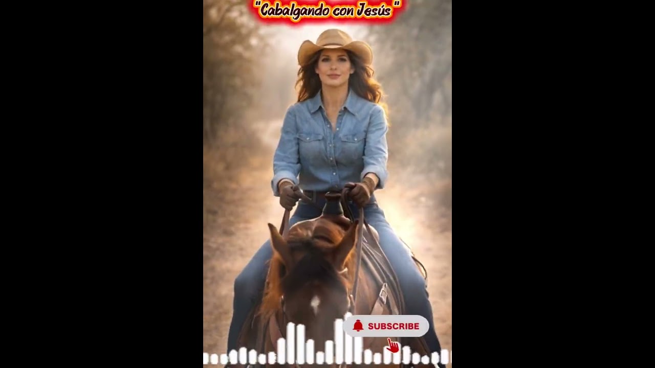 Cabalgando con Jesús ,nació de corazón dispuesta a servir a Dios.##jesúscristo  #músicacristiana 