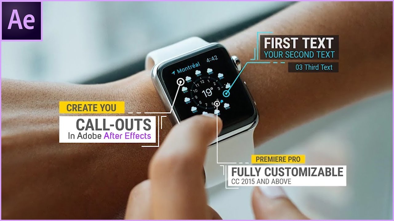 10 Free Call Out Titles Animation Template For Adobe After Effects | After Effects Tutorial