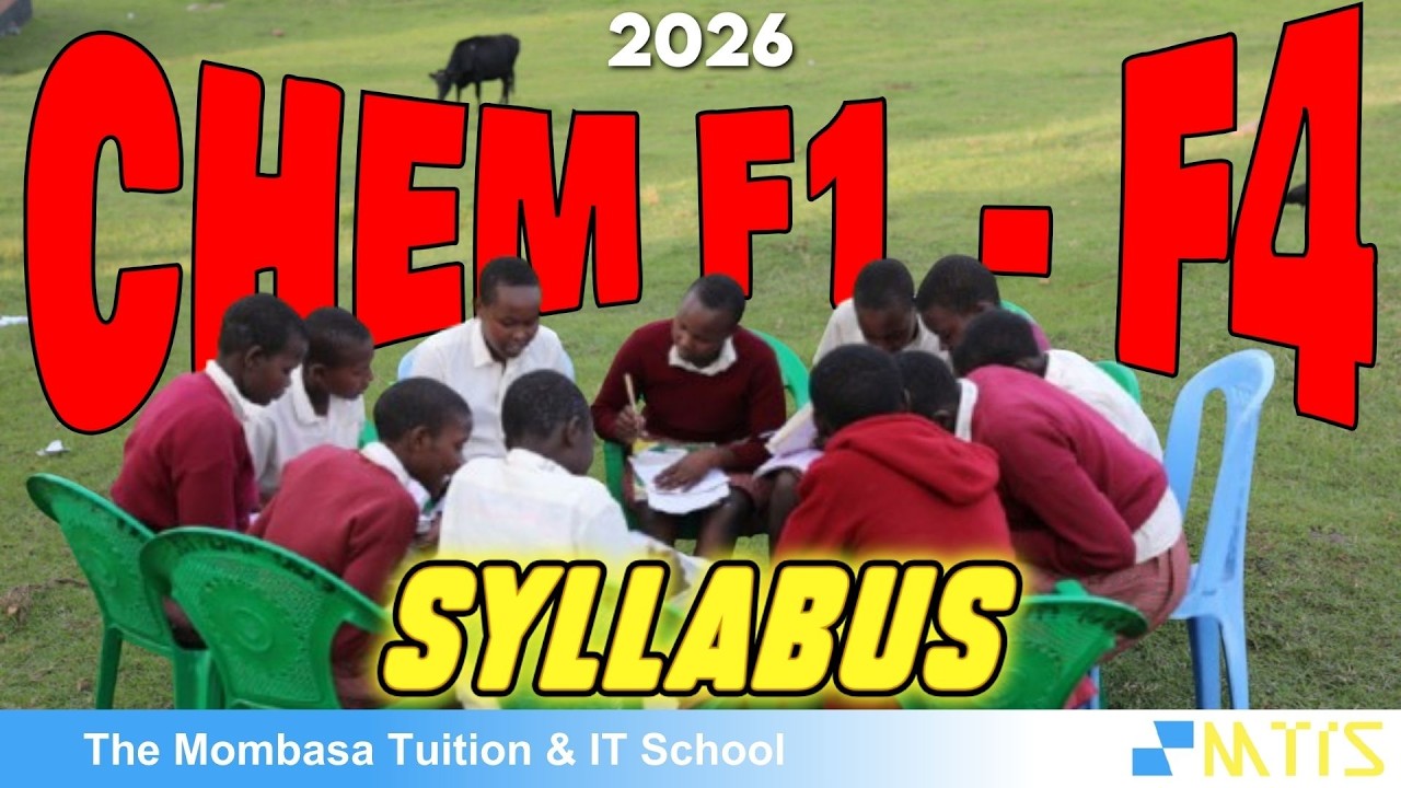ALL CHEMISTRY TOPICS FORM 1–4 EASY EXPLAINED | FULL KCSE CHEMISTRY SYLLABUS OVERVIEW | TERM 1, 2026