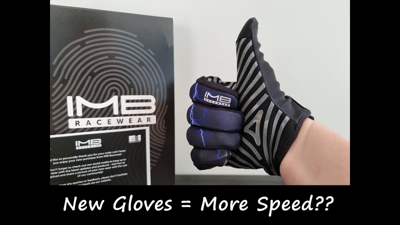 IMB Racewear Custom SSG-1 Short Sim Racing Gloves | Quick Unbox and Review