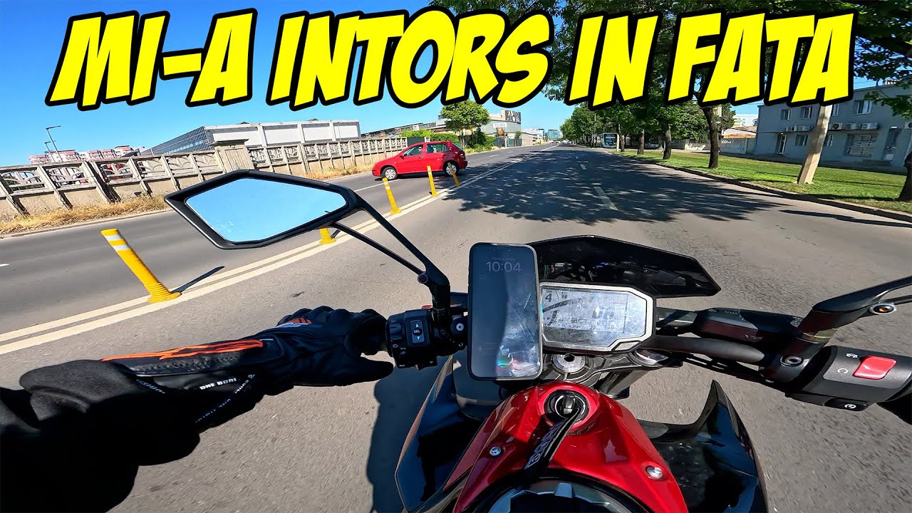 Cum era să nu mai ajung la birou - o zi obișnuită cu motocicleta prin București