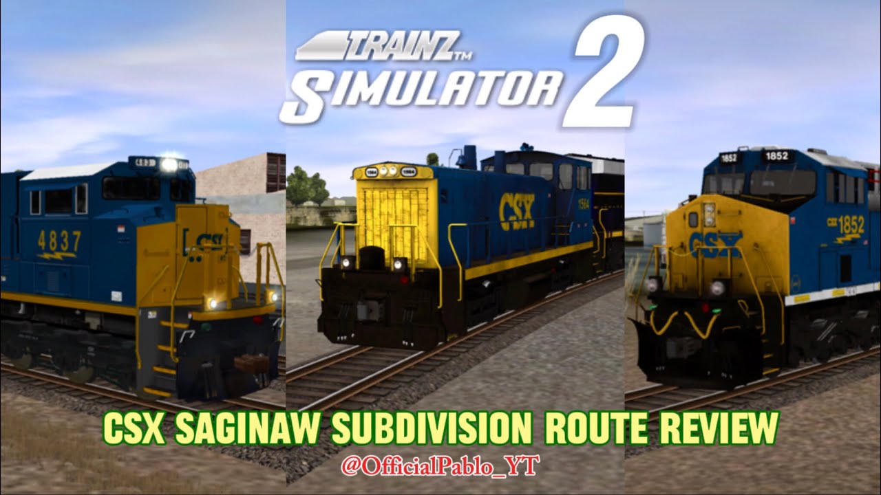 Trainz Simulator 2 - CSX Saginaw Subdivision Route Review
