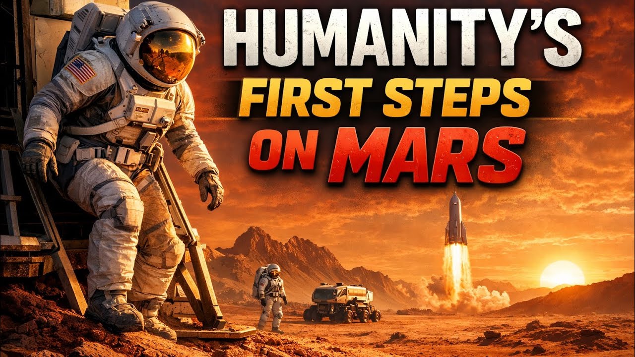 Humans Finally Land on Mars 🚀 | First Footsteps on the Red Planet