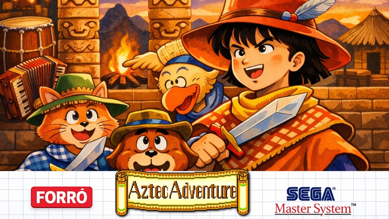 Aztec Adventure (Master System) - Tributo em Versão Forró