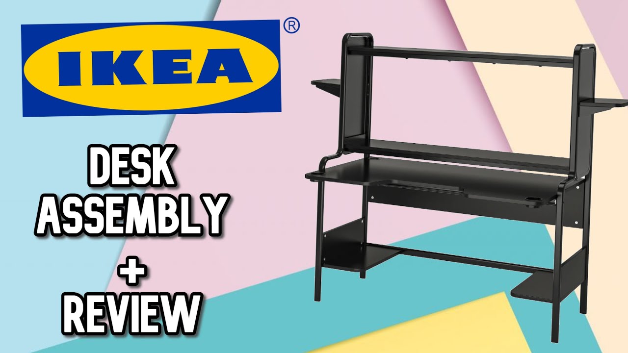 IKEA FREDDE DESK - ASSEMBLY & REVIEW
