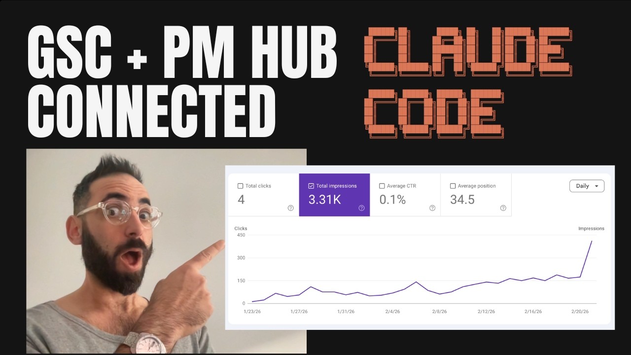 I Connected Google Search Console to Claude  Code Project Manager (Game Changer)