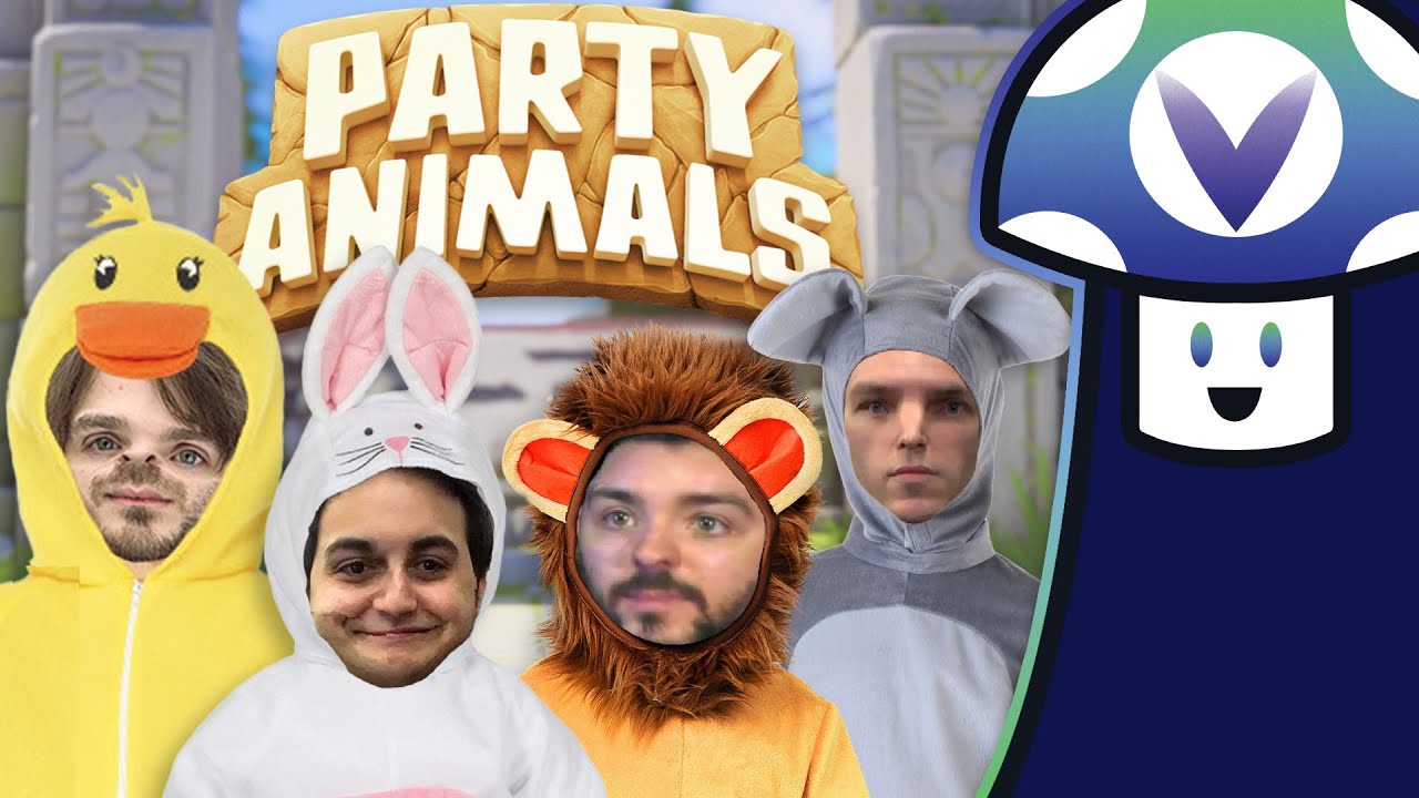 [Vinesauce] Vinny, Jerma, Pokelawls & Ster - Party Animals