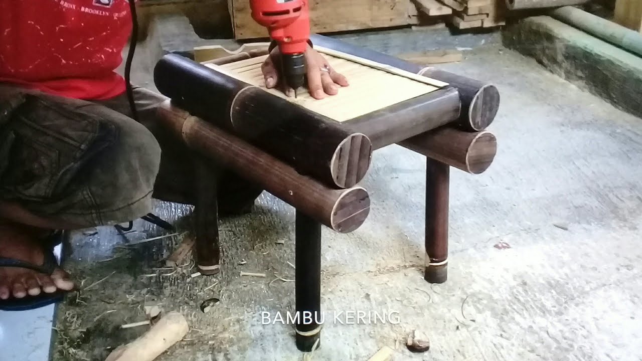 Cara Membuat Meja Kopi Mini dari Bambu dengan Mudah