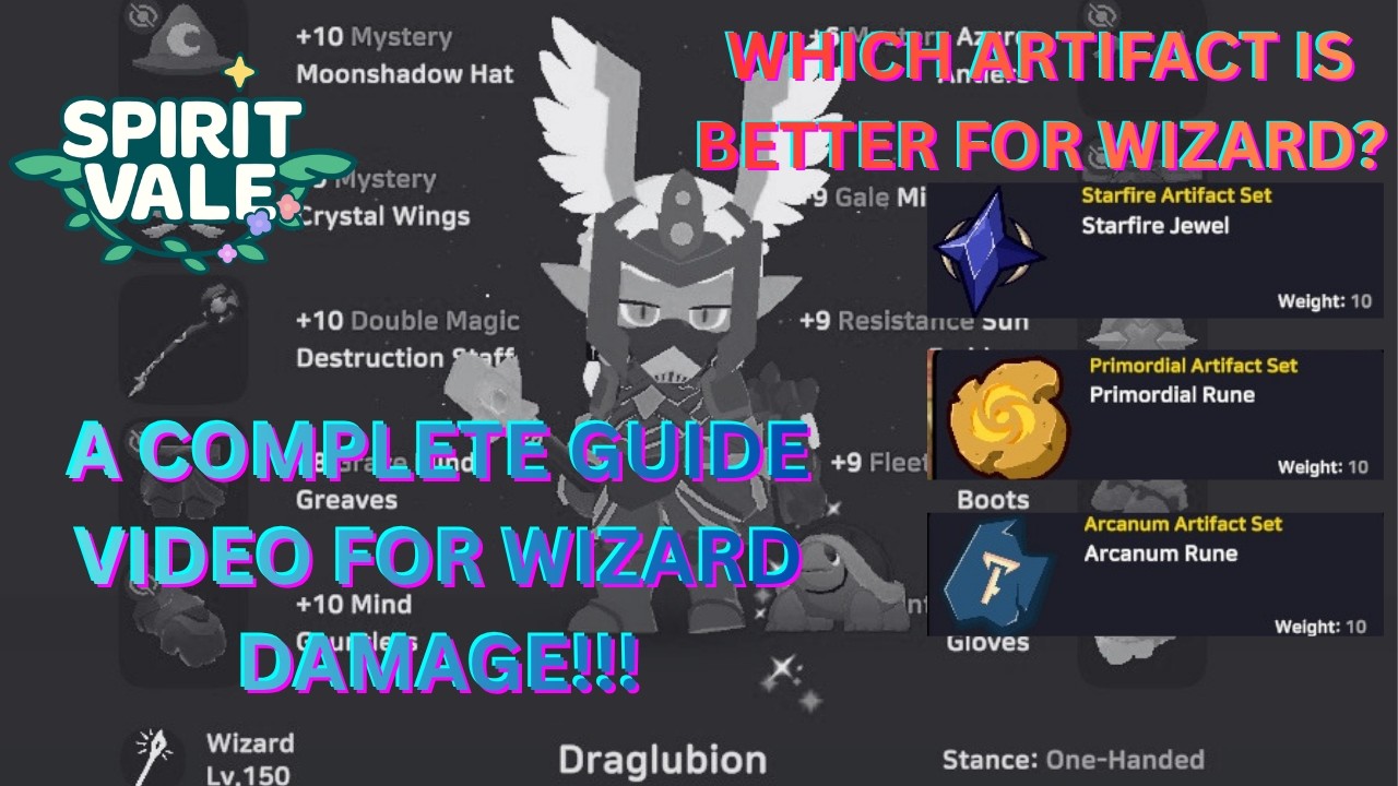 SPIRIT VALE: ADVANCED WIZARDS GUIDE ABOUT DAMAGE!