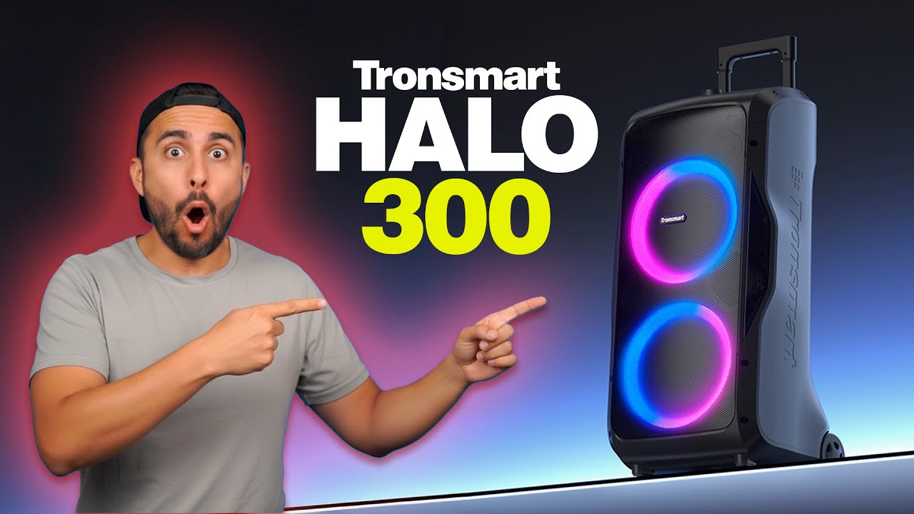 Probé la Tronsmart Halo 300 en mi gimnasio… y NO esperaba este sonido 🔊🔥 (Ganadora del Red Dot 2025)