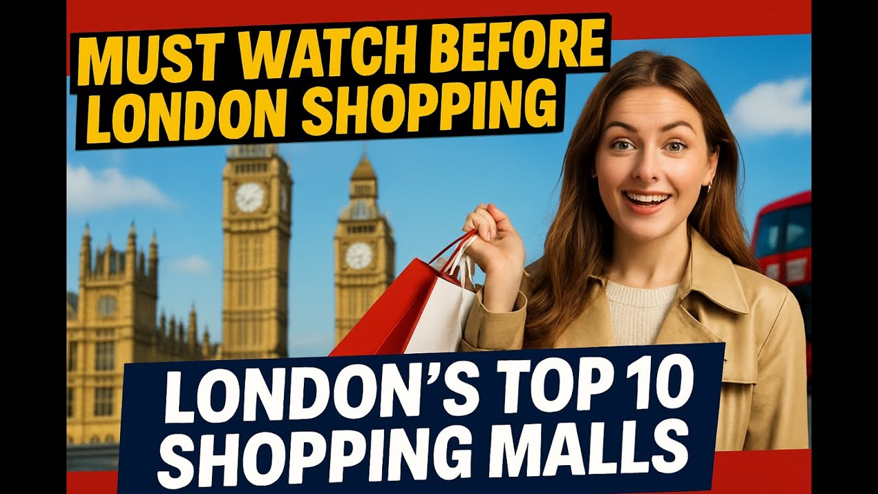 #London's Retail Wonderland: Discover the Top 10 #ShoppingMall Destinations! A Shopper's Paradise!